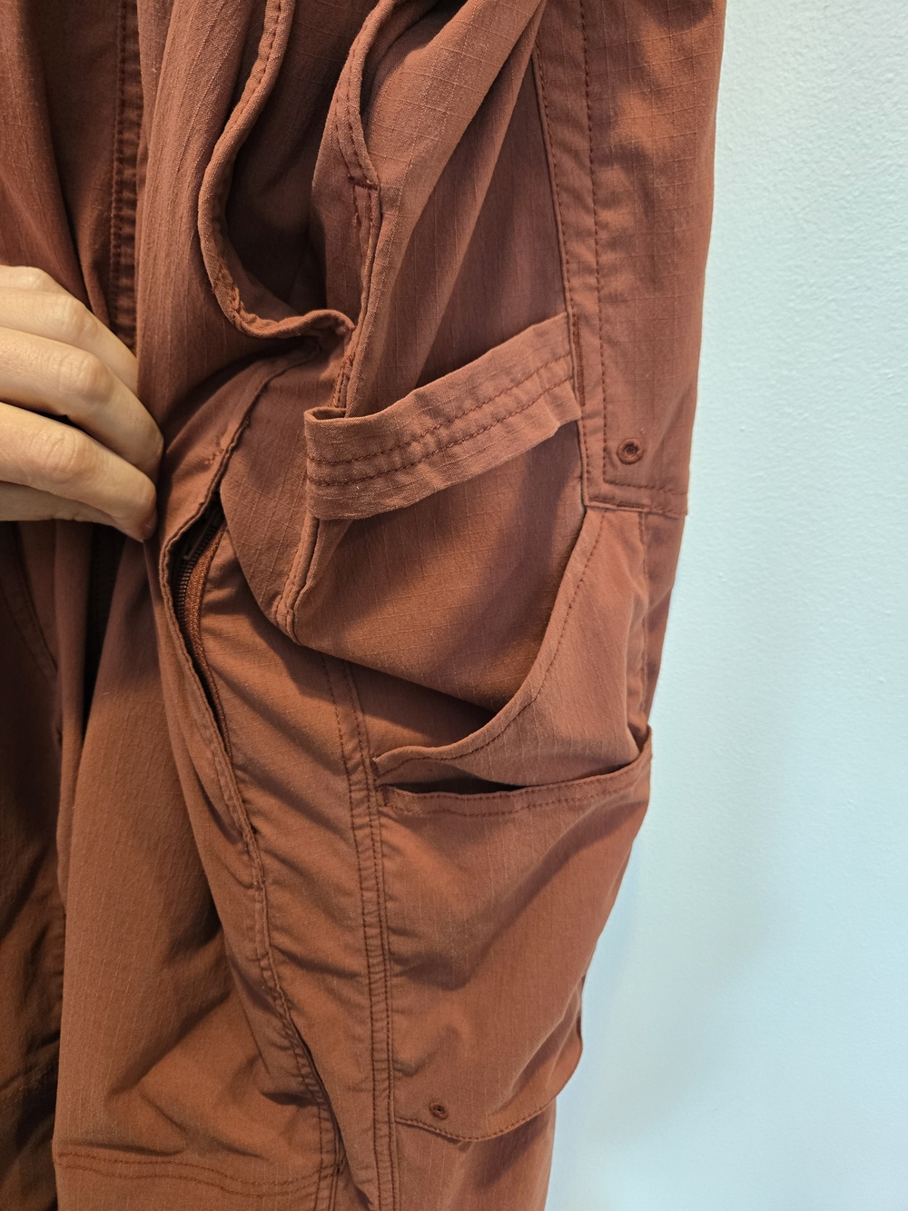 Brick Red Women's Workwear Overalls Duluth - Picture 8 of 11